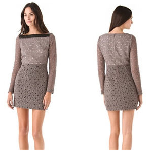 NWT Diane Von Furstenberg Sarita Pebble lace dress